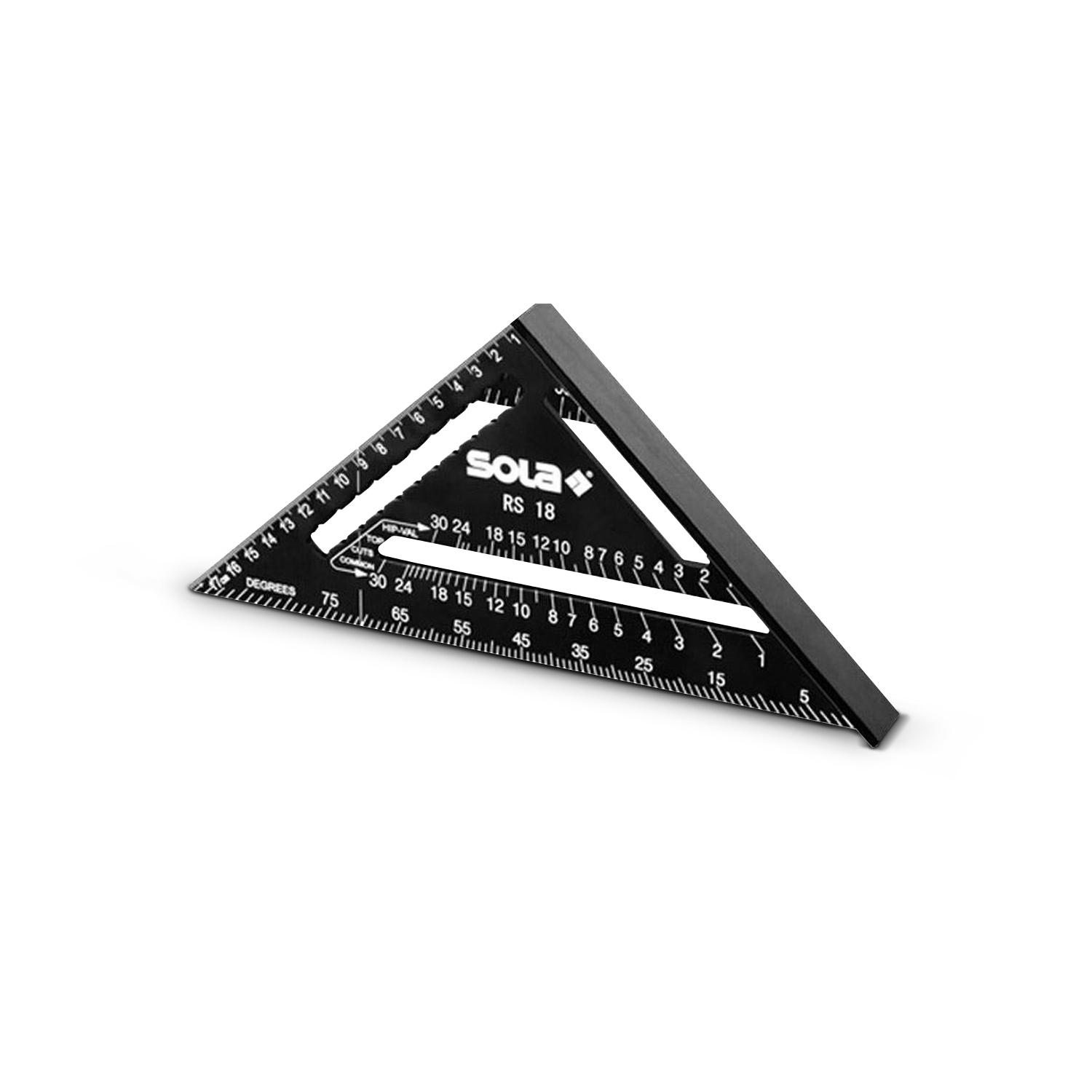 SOLA RS 18, ΧΑΡΑΚΑΣ - ΤΡΙΓΩΝΟ ΣΗΜΑΔΕΜΑΤΟΣ ΑΛΟΥΜ 18CM