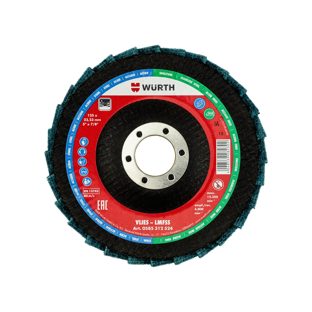 ΛΕΙΑΝΤ. ΔΙΣΚΟΣ ΡΙΠ. FLEECE P280 Φ125 WURTH 0585312524