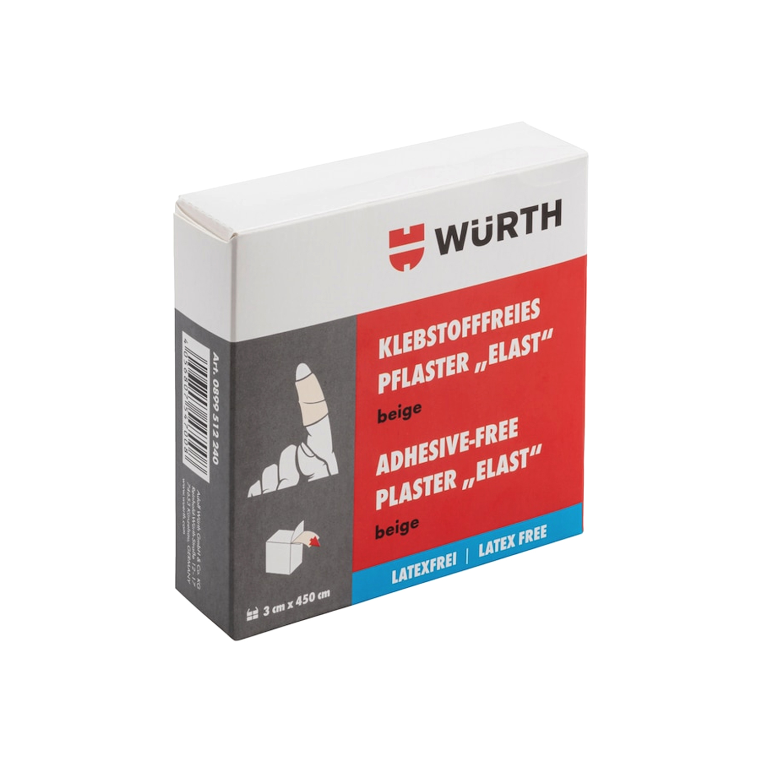 ΕΛΑΣΤΙΚΟΣ ΕΠΙΔΕΣΜΟΣ ΓΙΑ ΚΟΨΙΜΑΤΑ ΜΠΕΖ 3X450CM WÜRTH 0899512240