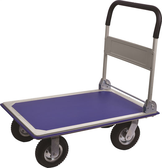 EXPRESS ΠΛΑΤΦΌΡΜΑ ΜΕΤΑΦΟΡΆΣ ΠΤΥΣΣΌΜΕΝΗ 350KG ΣΕ ΜΠΛΕ ΧΡΏΜΑ